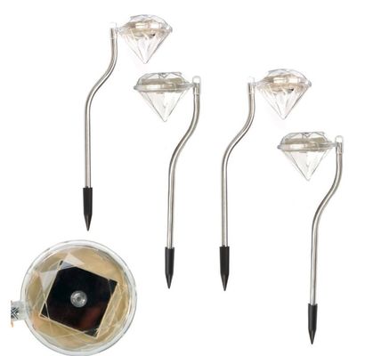 Garden Decorative Solar Garden Light,Solar Lawn Light, Solar Lawn Light, Ground Plug Solar Diamond Lamp