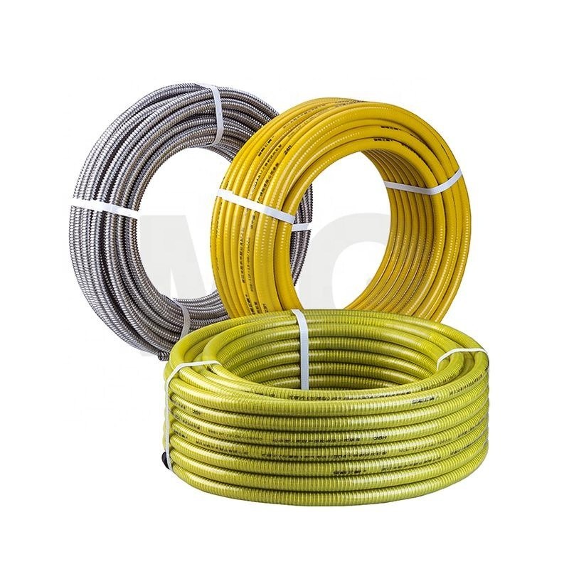 PVC/PE Coating Gas Pipe 3/8'', 1/2'', 3/4'' Stainless Steel 304