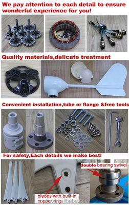 12V/24V 300W 400W Residential  Horizontal Windmill/Wind Generator/Wind Power Turbine M Model