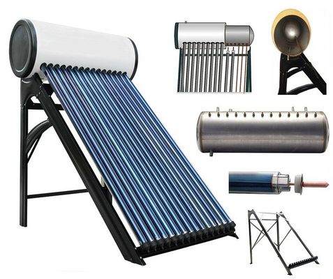 Free-standing Bathroom Compact Pressure Solar Water Heater Galvanized Steel & SUS304-2B Series---Heat Pipe Model