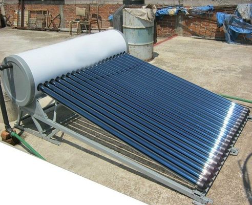 Free-standing Bathroom Compact Pressure Solar Water Heater Galvanized Steel & SUS304-2B Series---Heat Pipe Model