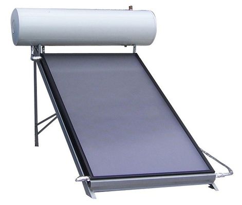 Direct-plug Flat Plate Compact Pressure Solar Heater ---Flat Collector Model
