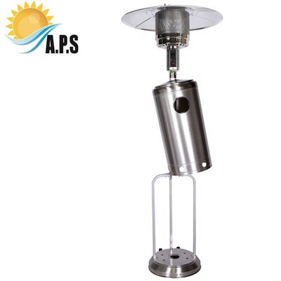 Grey Powder Coated Patio Heater Mushroom Gas Garden Heater China Factory Patio Gas Heater Flame Gas Heater With Table