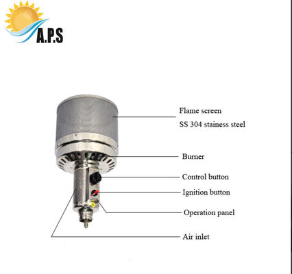 Commercial Gas Garden Heater Stainless Steel Flame Gas Heater Stainless Steel Flame Gas Heater