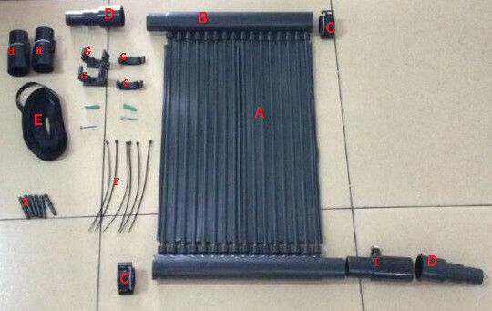 EPDM 1.33M*3M Solar Panels Solar Energy System Pool Solar Heating EPDM Flat Solar Collector Solar Pool Heating Mats