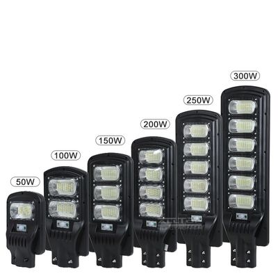 High Lumen 5730 IP65 Waterproof All In One Solar Street Lamp 50W 100W 150W 200W 250W,300W