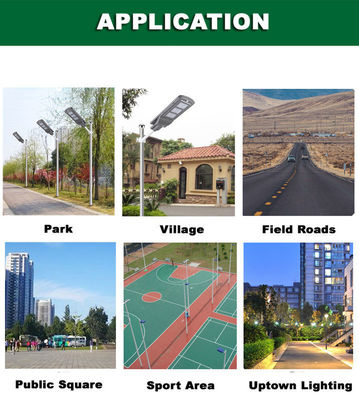 High Lumen 3535 Solar Outdoor Lamp IP65 Waterproof  All In One Solar Panel Led Street Light 20W 40W 60W