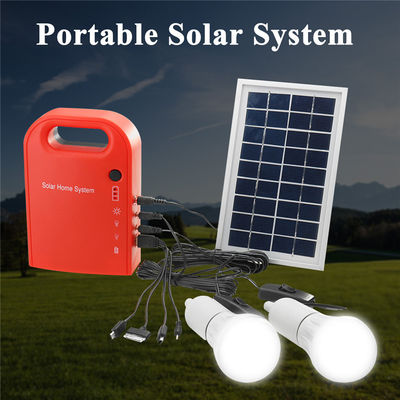Portable 3W Solar Lighting Kit Solar Energy Light Bulb Emergency Rechargeable Led  Solar Camping Lamp SG0603