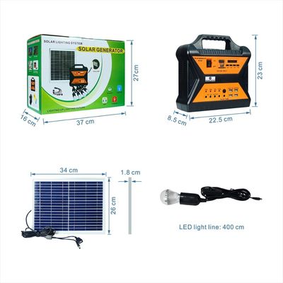 DC solar home system portable solar lighting kits Radio MP3 lead acid battery Solar Power Generator SL1230