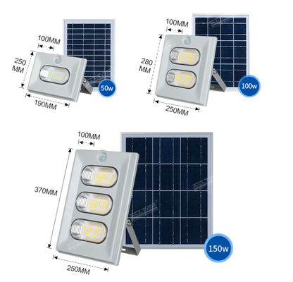 Led Stadium Flood Light Fixture ABS Housing IP65 Waterproof 50W 100W 150W LED Solar Flood Light SFLB