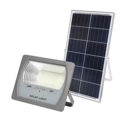 High Lumen Bridgelux 300W Solar Light IP66 Waterproof Solar Flood Light  Solar Courtyard Lamp SFLD