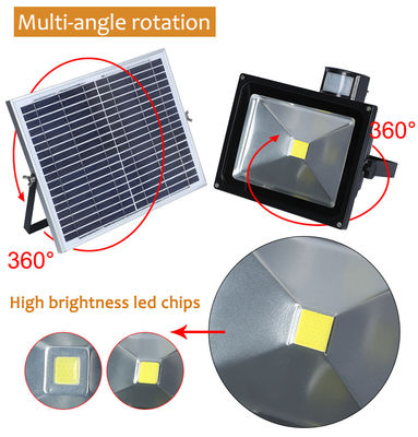 PIR Sensor/Motion Sensor Waterproof IP65 10w 20w 30w 50w Outdoor Aluminium Solar Led Flood Light SFLE