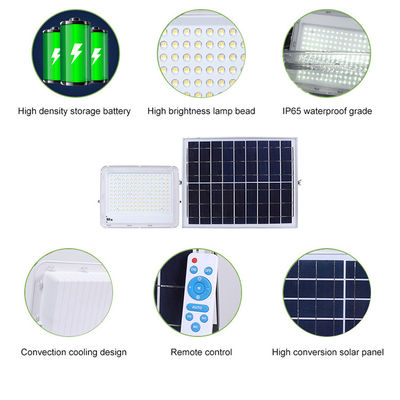 Remote Control Waterproof Ip65 Solar Flood Light 60W 100W  200W 300W Solar LED Flood Light CE ROHS IP65  SFLF