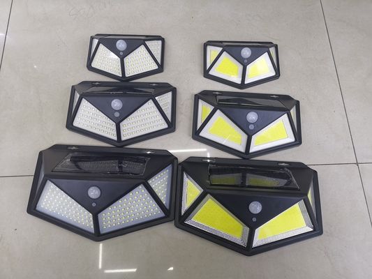 Waterproof 4 Sides Outdoor Solar Lamp Wall Light PIR Solar Led Sensor Light Solar Motion Sensor Wall Light 100LED