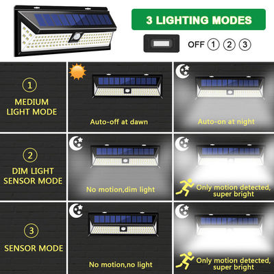 Super Bright Motion Sensor Solar Lamp Wall Light PIR Solar Led Sensor Light Solar Motion Sensor Wall Light 118LED