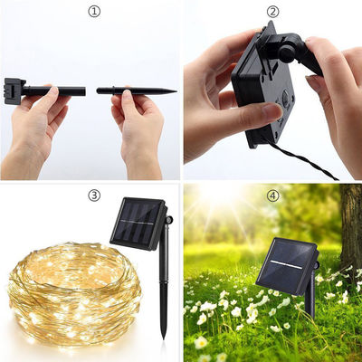 10M String 100 Led,Waterproof  Christmas Light, Led Solar String Light,  Fairy Solar Landscape Light, Garden Outdoor