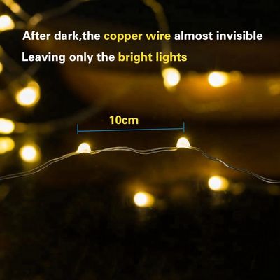10M String 100 Led,Waterproof  Christmas Light, Led Solar String Light,  Fairy Solar Landscape Light, Garden Outdoor