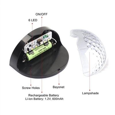 IP65 Waterproof Outdoor Solar Lights, Solar Wall Light, Semi-circle Solar Fence Lights, Semi-circle Solar Stair Light