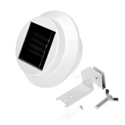 3LED Solar Garden Fence Yard Wall Gutter Pathway Light Outdoor Solar Gutter LED Light, Solar Fence Light