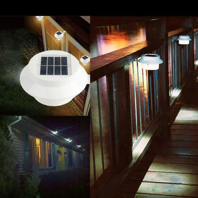 6 LED Motion Sensor Super Bright Wireless Outdoor Solar Gutter LED Light, Solar Fence Light