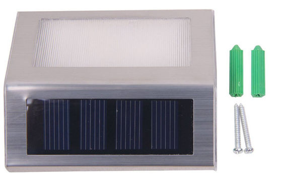 IP65 Waterproof Outdoor Power Motion Sensor Steps Square Waterproof Solar Garden Staircase Lights Wall Lamps
