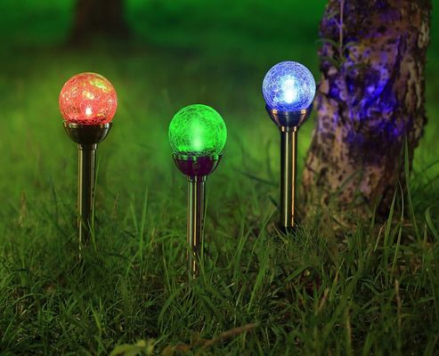 Round Shape Solar Garden Light, Mosaic Ball Solar Garden Light,Solar Garden Light,Crackle Sphere Solar Pathway Ligh