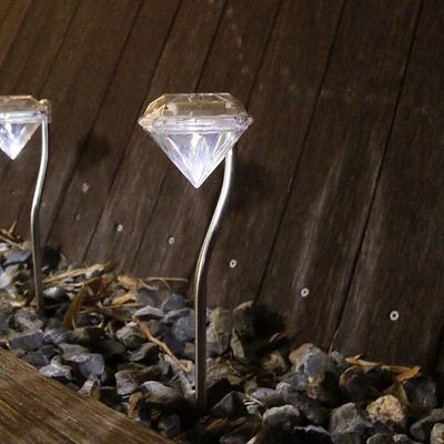 Garden Decorative Solar Garden Light,Solar Lawn Light, Solar Lawn Light, Ground Plug Solar Diamond Lamp