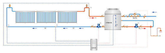 School Solar Hot Water Project/Hotel Solar Hot Water Project /Solar Water Project.