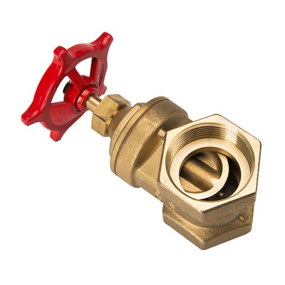 1/2", 3/4",1", 1 1/4", 1 1/2", 2" Female Thread Brass Gate Valve, Bronze Sluice Valve With Red Wheel Handle
