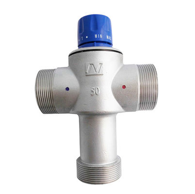 3 Way Thermostatic Mixing Valve Thermostatic Mixing Valve Faucet Water Temperature Control DN50 DN80