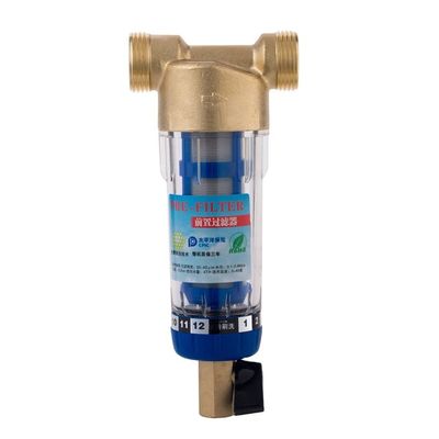 House Pre-Filtration Front Filter With Scraping Type Backwashing,Stainless Steel Mesh Brass Water Pre Filter