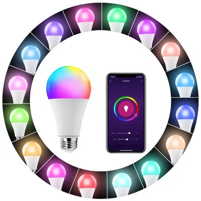 Alexa And Google Home Amazon Hot Sale OEM ODM Led Bulbs Wholesale Wifi Light Bulb 9W WiFi Smart LED Bulb Lights RGB Lamp