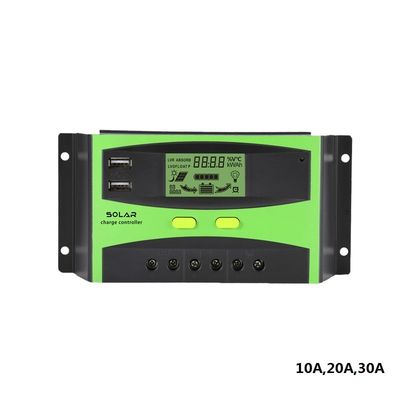 12v/24v/48V 10A 20A 30A 40A 50A 60A LCD Display Timing Function PWM Solar Controller Solar Charger Solar Regulator