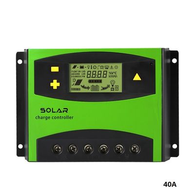 12v/24v/48V 10A 20A 30A 40A 50A 60A LCD Display Timing Function PWM Solar Controller Solar Charger Solar Regulator