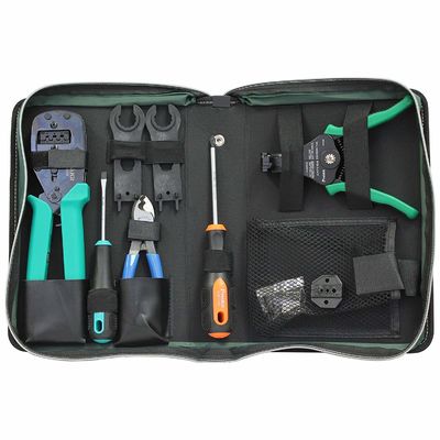 MC4 Crimp Tool,MC4 Spanner Tool,Solar Cable Stripper,MC4 Tools Kits Bag