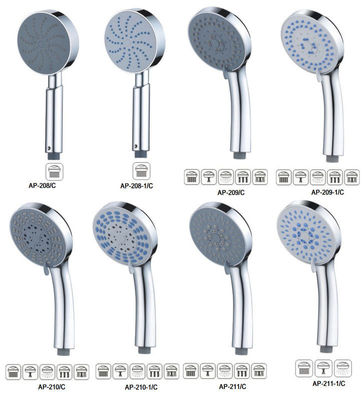 Button Function/Three Function/Five Function/Single Function Hand Shower,Shower Kit,Bathroom Fittings