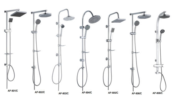 Bathroom Wall Mount Shower Column Set, Rainfall Shower Column Set,Hand Shower Set,Bathroom Accessories.
