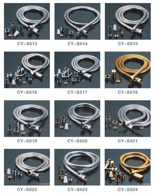 Shower Tube And Flexible Hose For Bathing, Shower And Kitchen Faucet With Different Fittings.