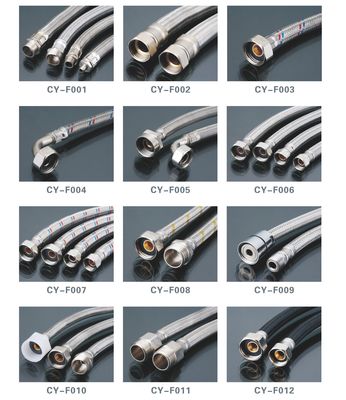 Shower Tube And Flexible Hose For Bathing, Shower And Kitchen Faucet With Different Fittings.