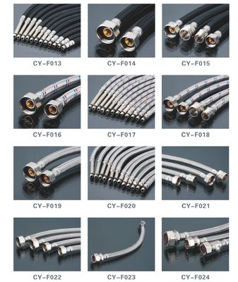 Shower Tube And Flexible Hose For Bathing, Shower And Kitchen Faucet With Different Fittings.