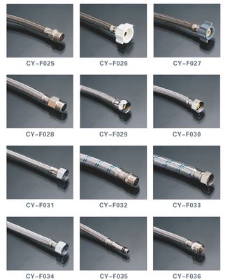 Shower Tube And Flexible Hose For Bathing, Shower And Kitchen Faucet With Different Fittings.