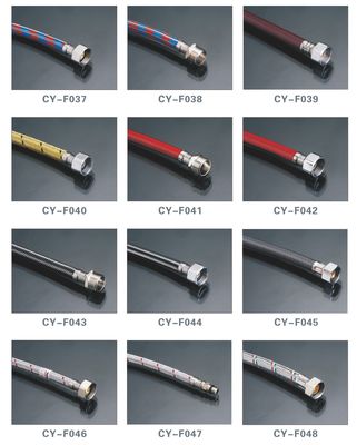 Shower Tube And Flexible Hose For Bathing, Shower And Kitchen Faucet With Different Fittings.